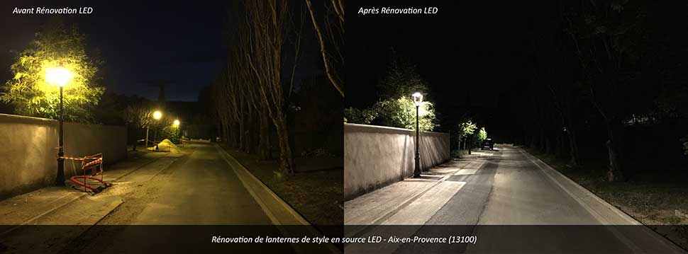 avant après renovation led